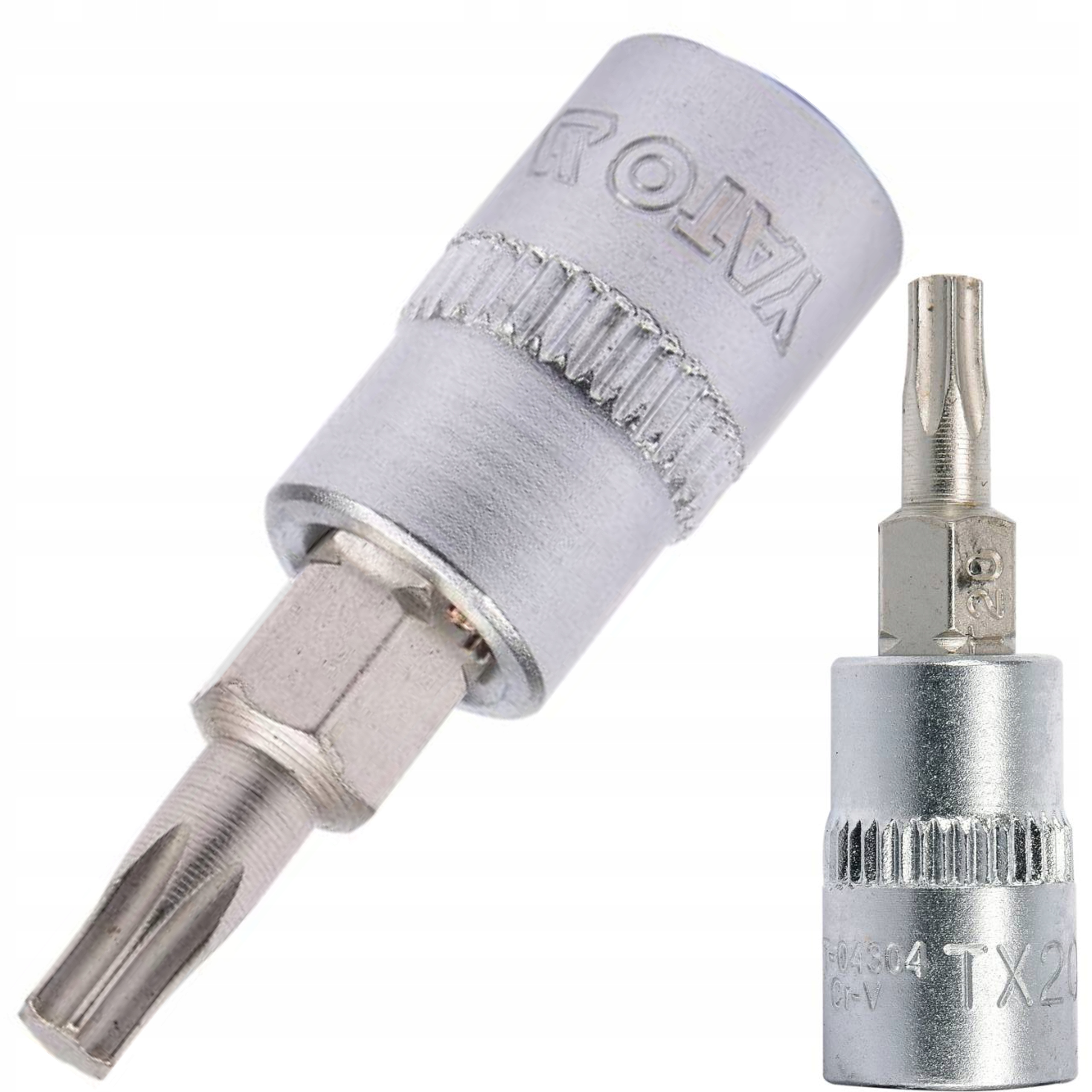 YATO KLUCZ TRZPIENIOWY NASADOWY WARSZTATOWY TORX 1/4" T20 L37MM YT-04304