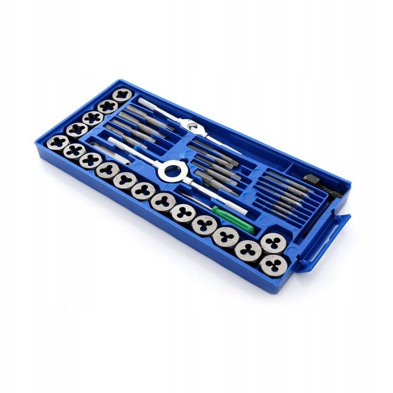 ZESTAW NARZYNEK I GWINTOWNIKÓW 40 EL KALIBROWNIKI GWINTOWNIKI NARZYNKI