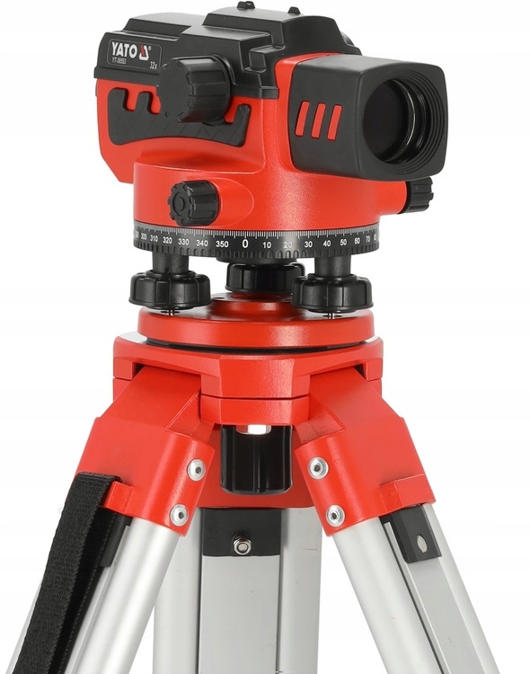 YATO ZESTAW NIWELATOR BUDOWLANY GEODEZYJNY 100m 32X IP54 + 5M ŁATA + STATYW
