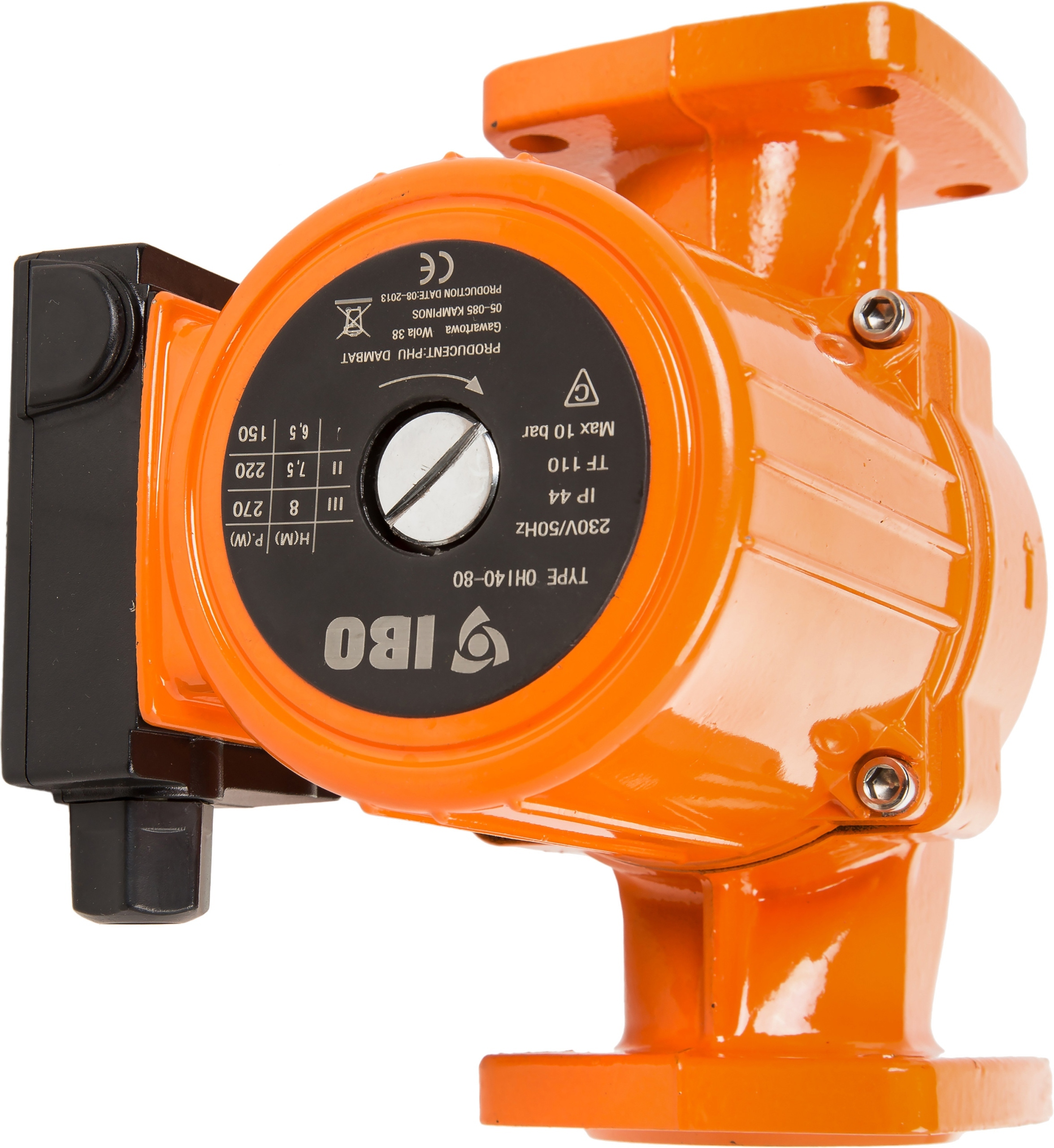 IBO OHI 40-80/200 POMPA OBIEGOWA CYRKULACYJNA 3 BIEGOWA WYDAJNA MOCNA 270W