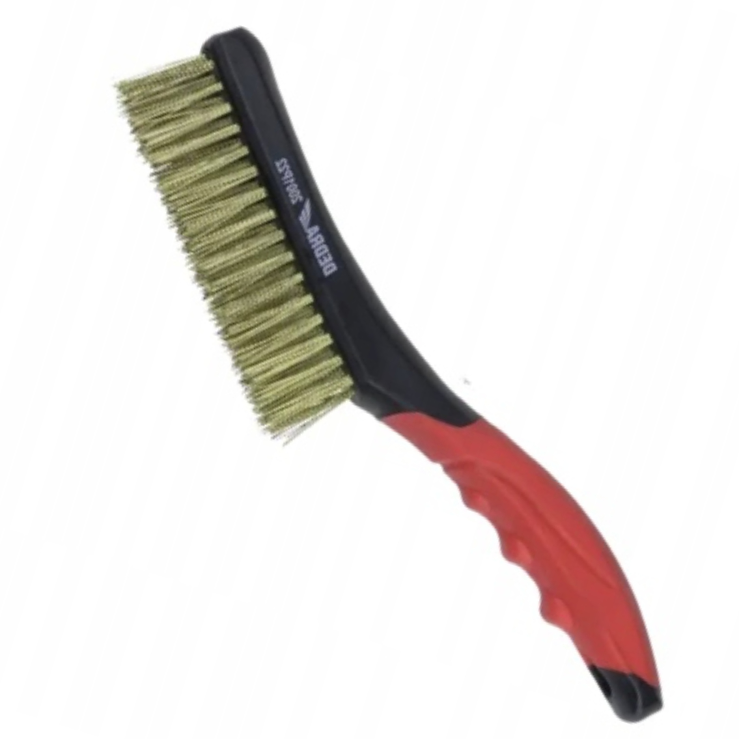 DEDRA SZCZOTKA DRUCIANA 4 RZĘDOWA MOSIĄDZ 260MM DWUMATERIAŁ UCHWYT 2001P22
