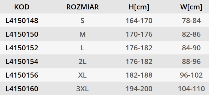 LAHTI PRO KOMBINEZON UNIWERSALNY OCHRONNY ROBOCZY BHP L41501 roz. L/52
