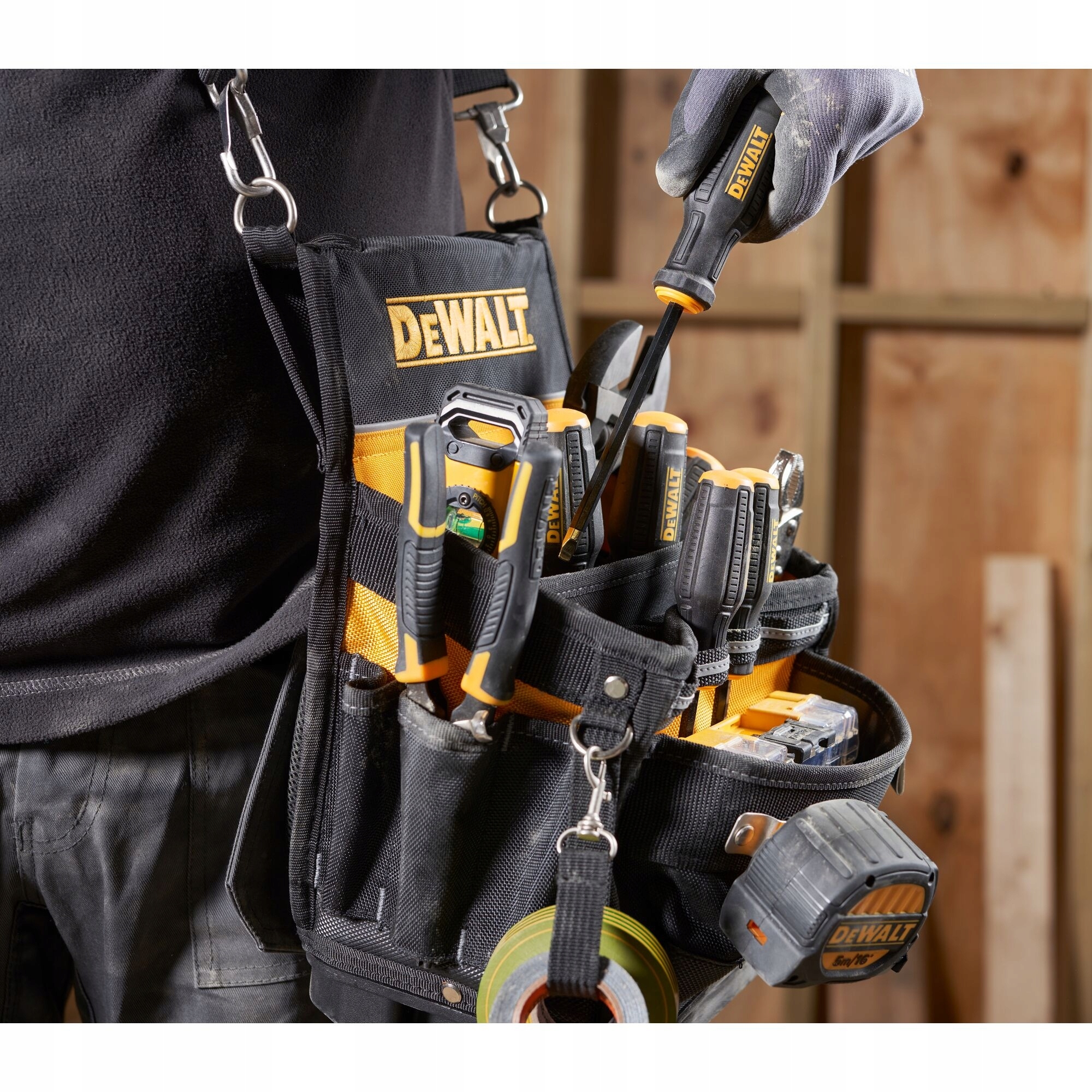 DeWALT TORBA NARZĘDZIOWA OTWARTA MIĘKKA TSTAK 1200D DO 18KG TOUGHSYSTEM