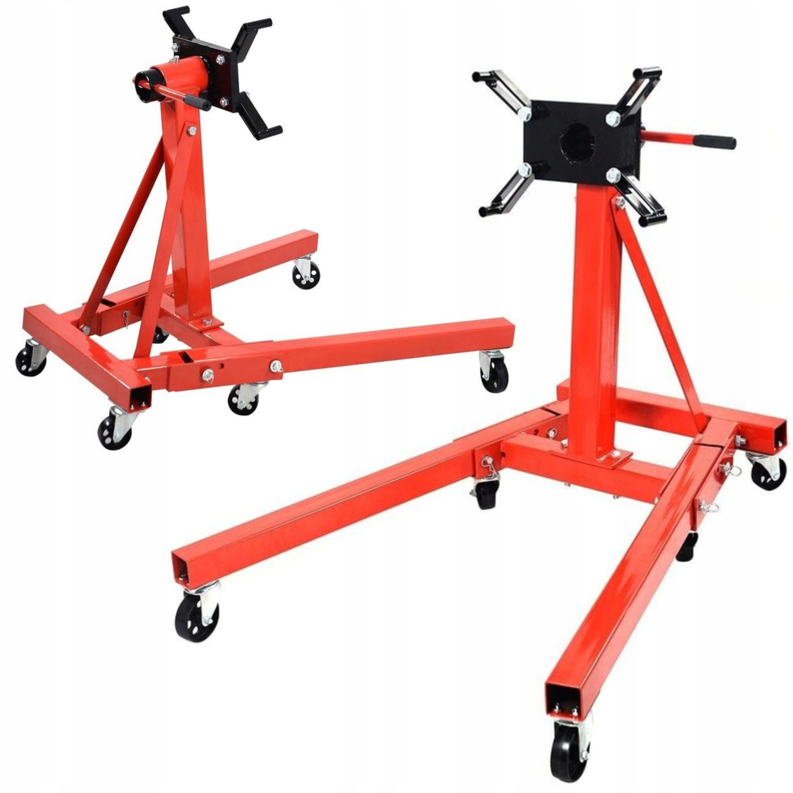 SKŁADANY STOJAK STATYW DO MONTAŻU SILNIKA SKRZYNI 900KG REGULACJA OBROTOWY