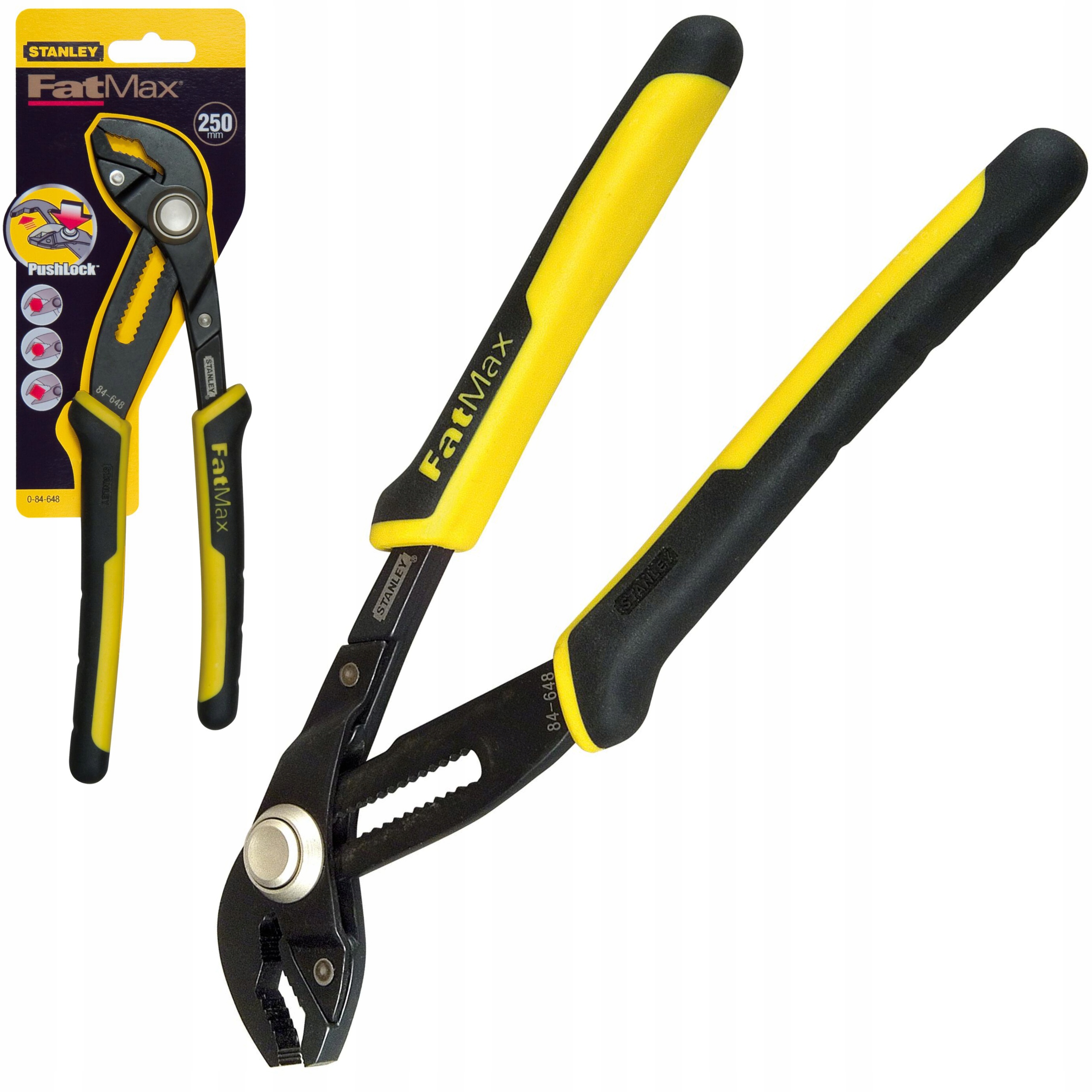 STANLEY SZCZYPCE RĘCZNE NASTAWNE KLUCZ 10" 250 mm FATMAX 0-84-648