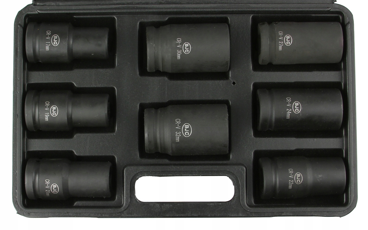 ZESTAW NASADEK UDAROWYCH BJC 3/4" NASADKI UDAROWE 17-32 mm 8PCS WALIZKA BJC