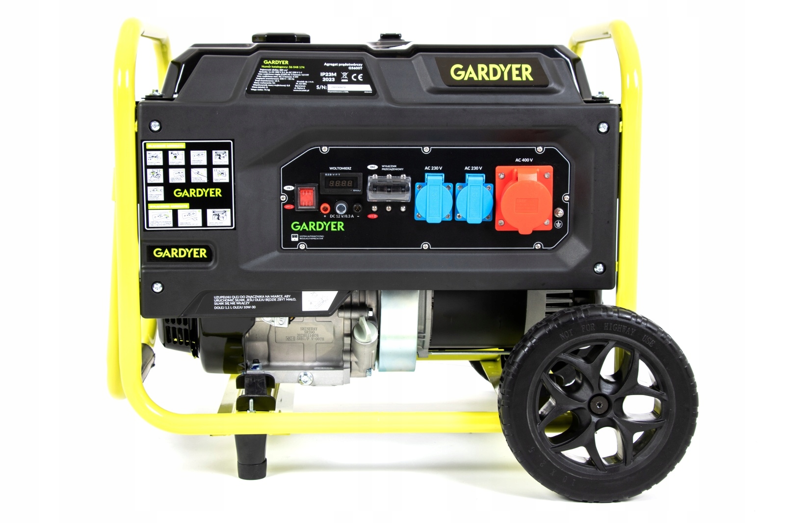 AGREGAT SHT5600 PRĄDOTWÓRCZY TRÓJFAZOWY 5000W GARDYER G5600T GENERATOR