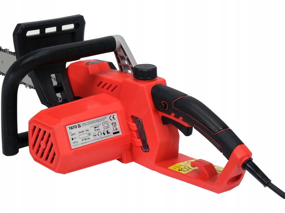 YATO ELEKTRYCZNA PILARKA ŁAŃCUCHOWA PIŁA DO DREWNA GAŁĘZI 2400W 40CM 84872