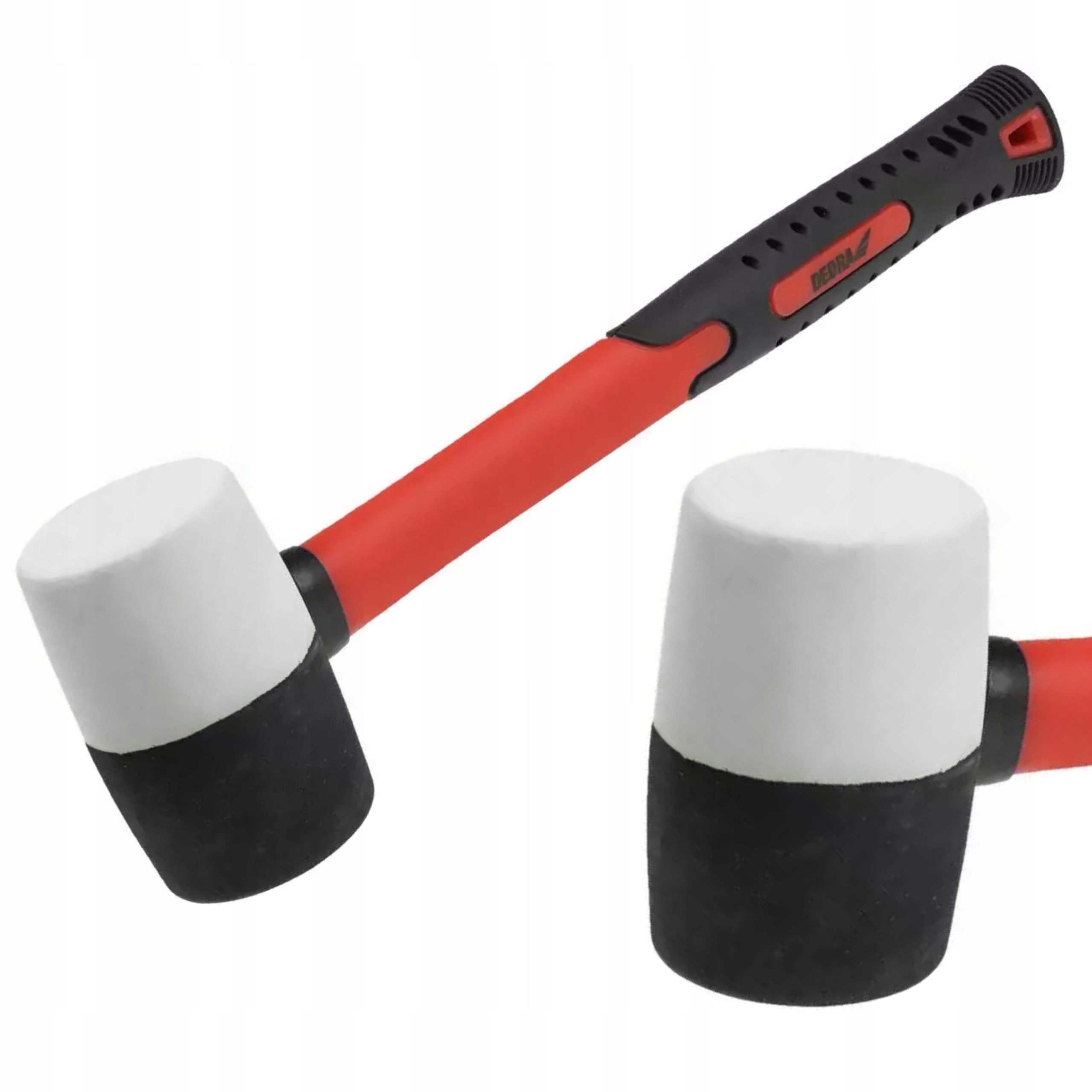 DEDRA MŁOTEK BLACHARSKI GUMOWY 225G TRZONEK Z WŁÓKNA SZKLANEGO 13M253