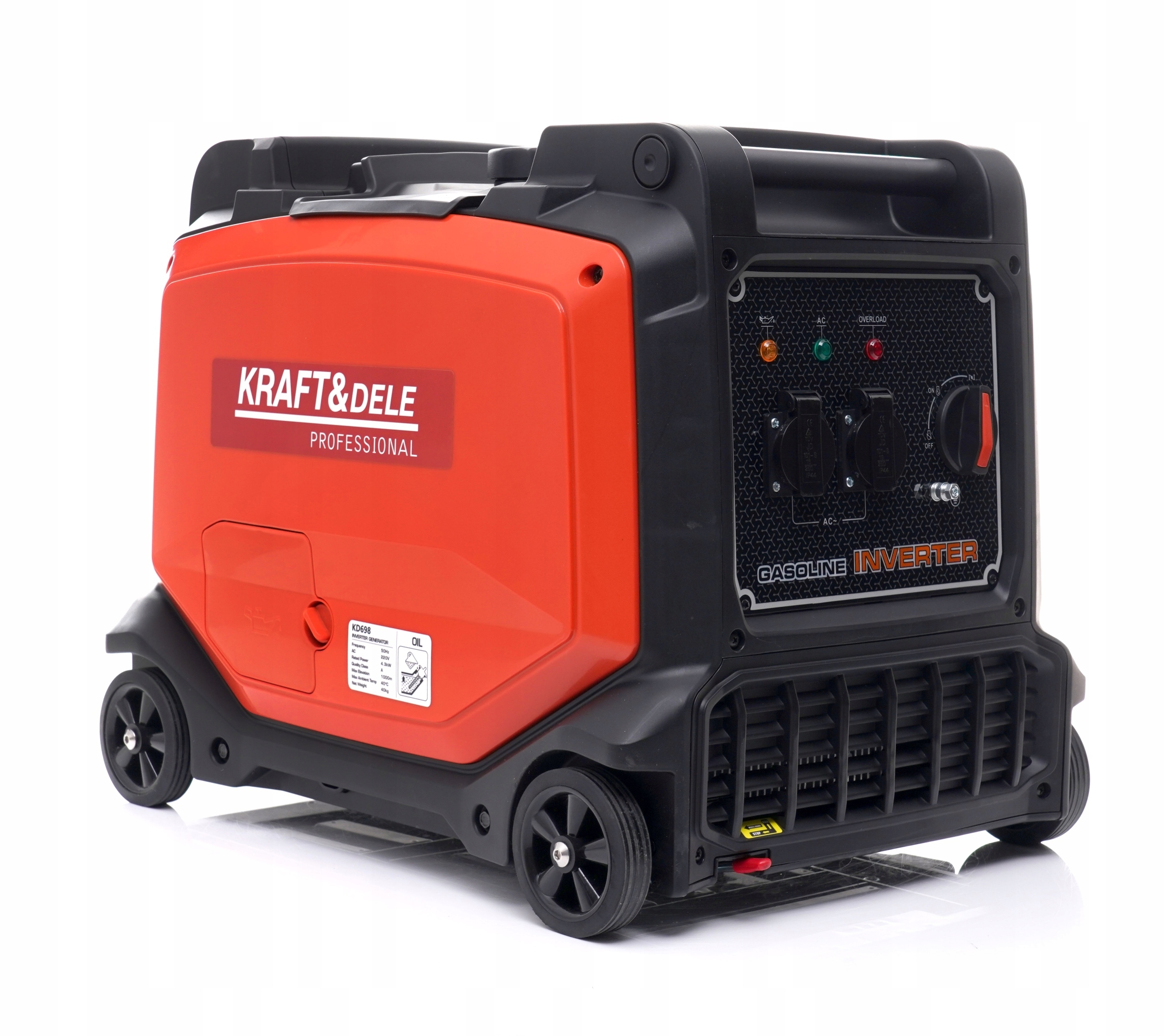 KRAFT&DELE AGREGAT PRĄDOTWÓRCZY INWERTOROWY 4300W 4,3 kW JEDNOFAZOWY KD698