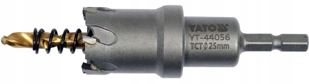 OTWORNICA DO METALU 25 MM Z WĘGLIKIEM SPIEKANYM YG10X KORONKA TCT YT-44056