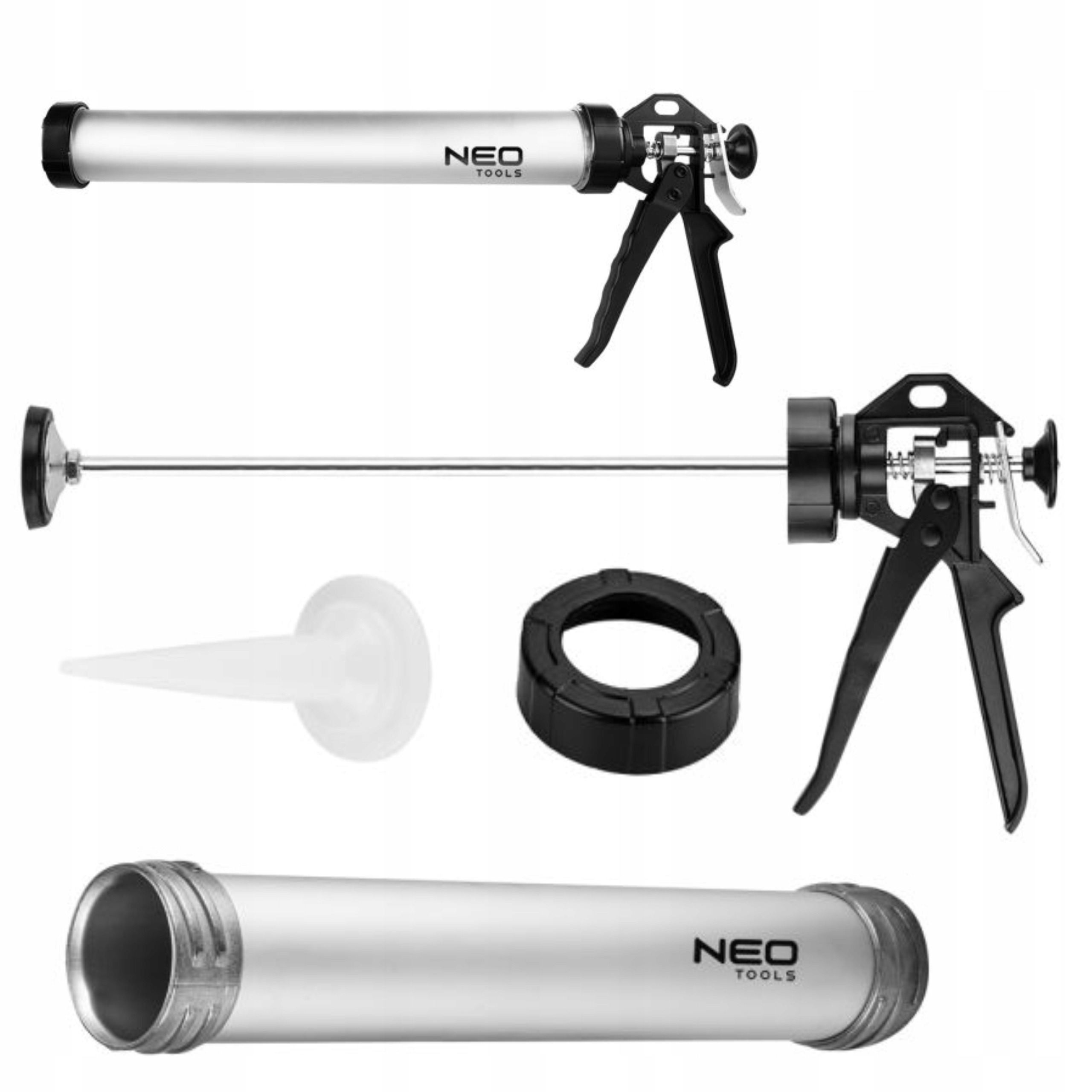 NEO WYCISKACZ DO MAS USZCZELNIAJĄCYCH 600ML PISTOLET DO SILIKONU 61-006