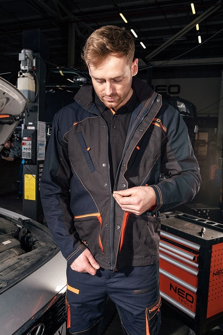 NEO BLUZA ROBOCZA KURTKA GARAGE BAWEŁNA RIP STOP WZMOCNIONA 81-207 M/50