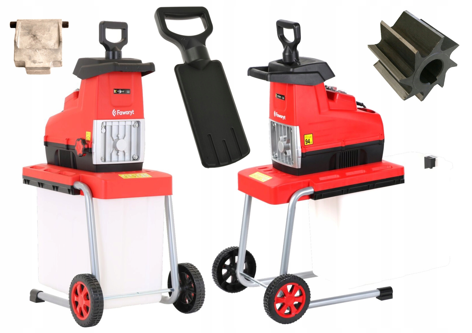 ROZDRABNIACZ ELEKTRYCZNY DO GAŁĘZI FREZOWY RĘBAK 3800W 44mm XXL FULL MAX