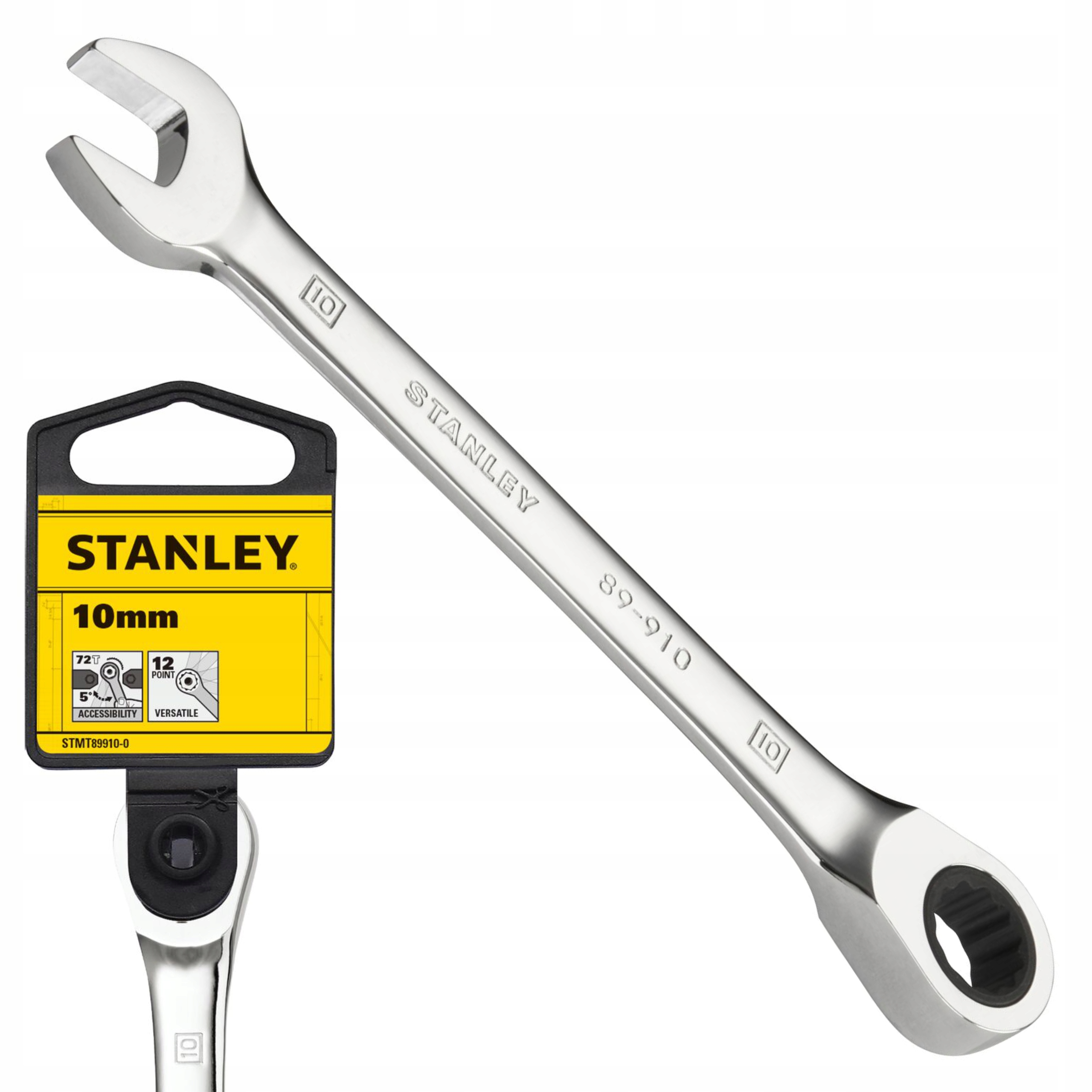 STANLEY KLUCZ PŁASKO-OCZKOWY Z GRZECHOTKĄ FATMAX 10mm STMT89910-0