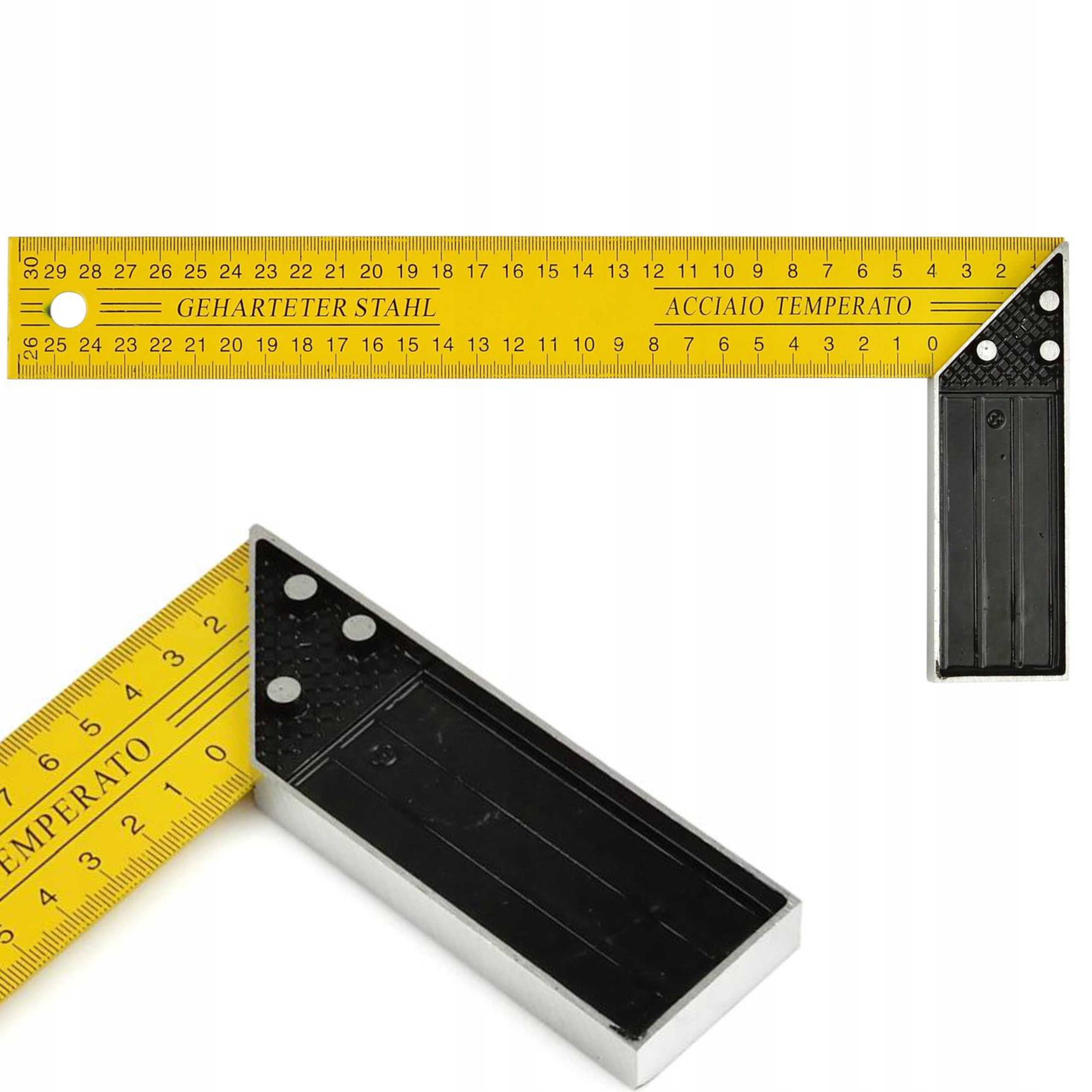 KĄTOWNIK STOLARSKI BUDOWLANY STALOWY 30CM GEKO G29073