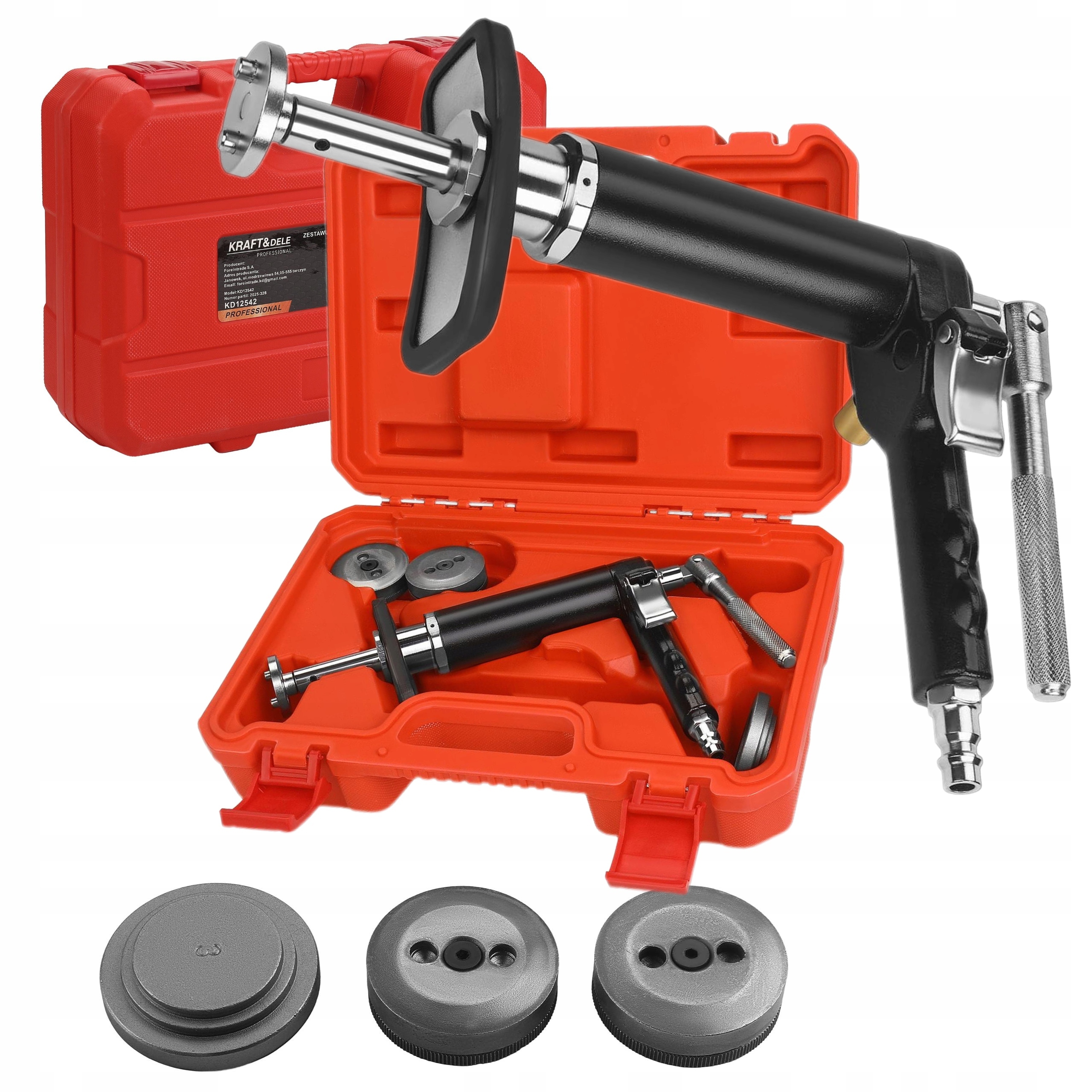 KRAFT&DELE ZESTAW SEPARATORÓW DO ZACISKÓW HAMULCOWYCH 4 EL. WALIZKA KD12542