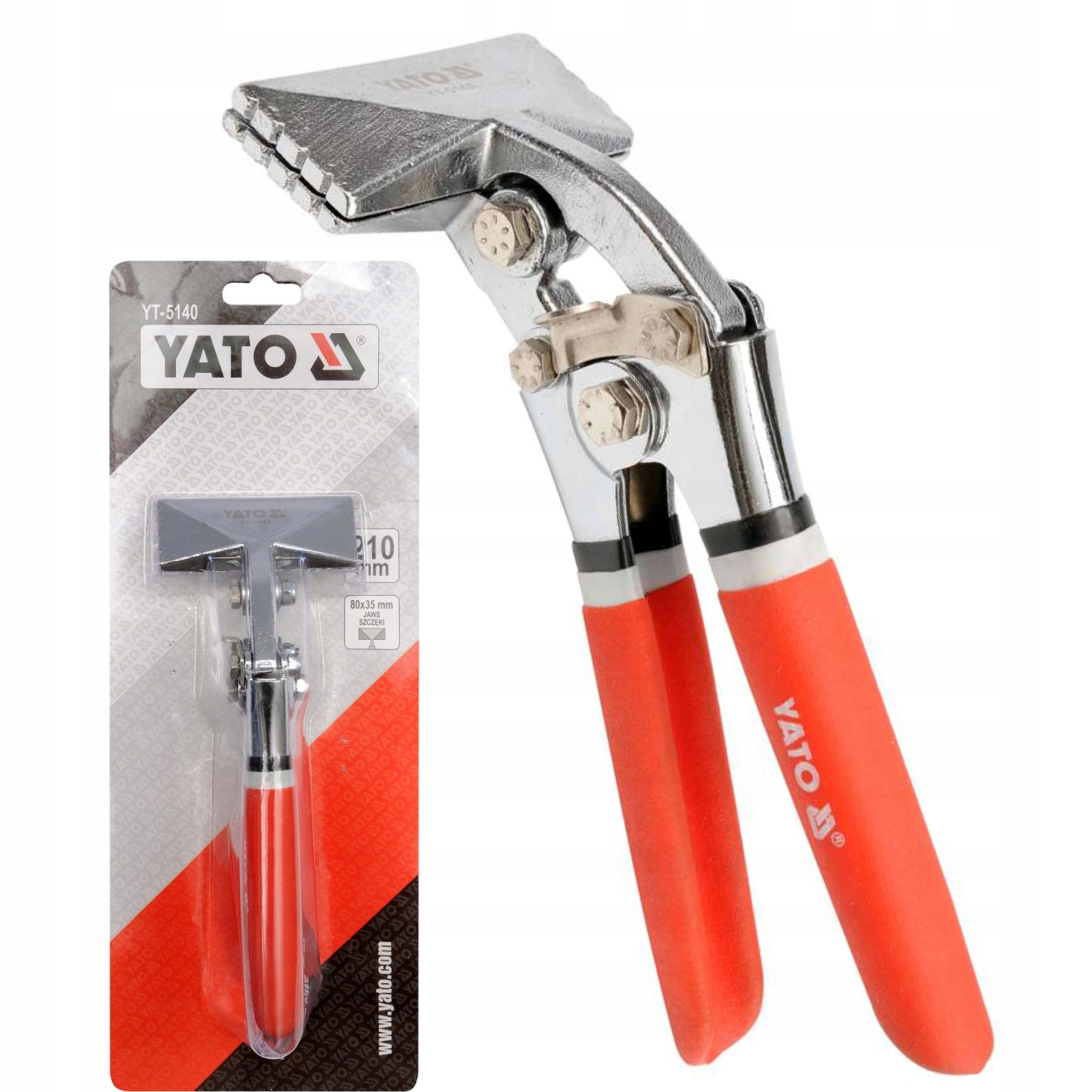 YATO SZCZYPCE DO KSZTAŁTOWANIA PROFILI 210MM 80x35