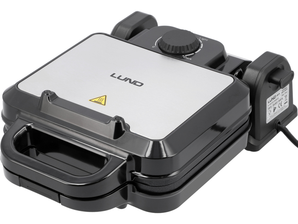 LUND GOFROWNICA 1200W 2 DUŻE GOFRY MOCNA LUND Z REGULACJĄ TEMPERATURY 68016