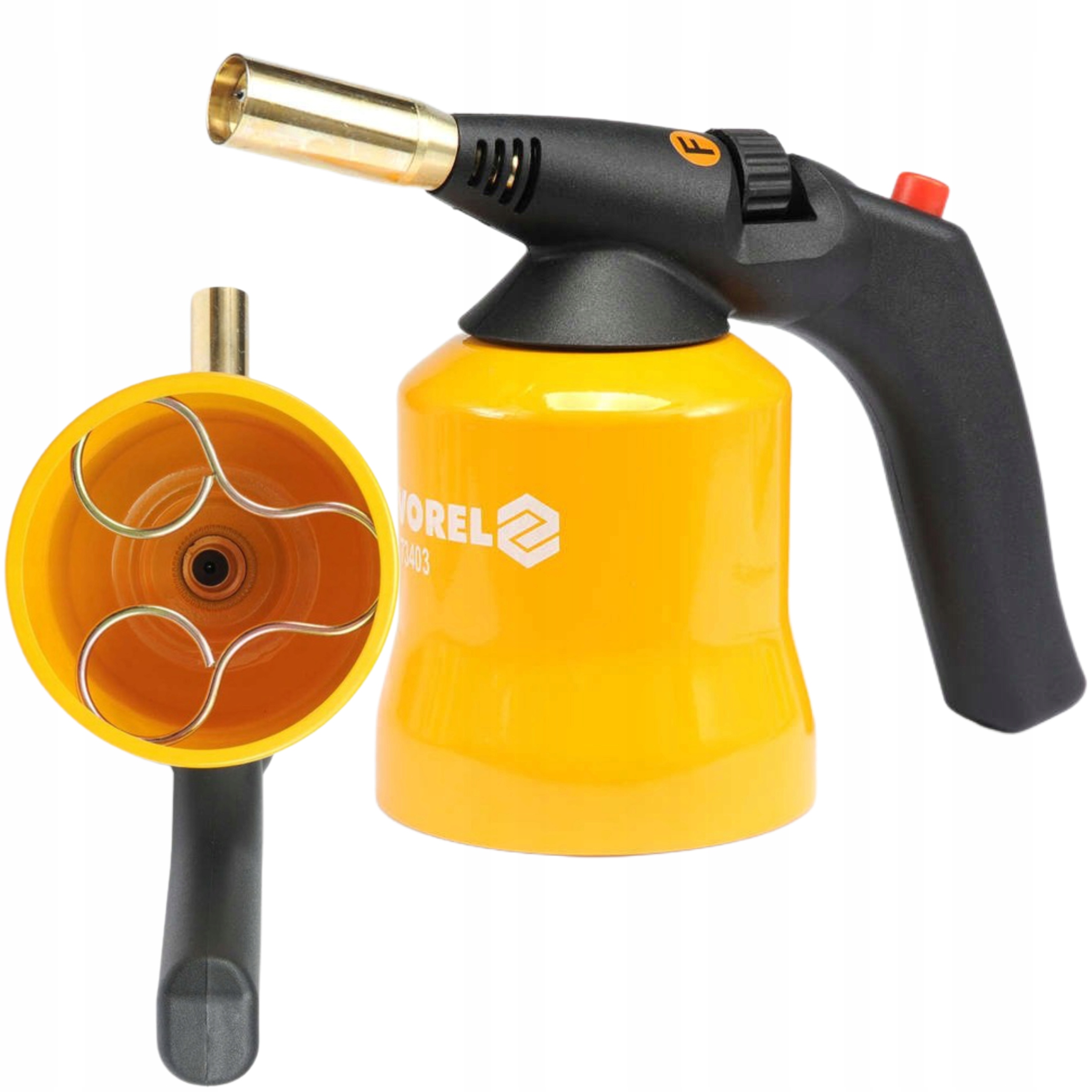 VOREL GAZOWA LAMPA LUTOWNICZA ZAPŁON PIEZO 1.7 kW