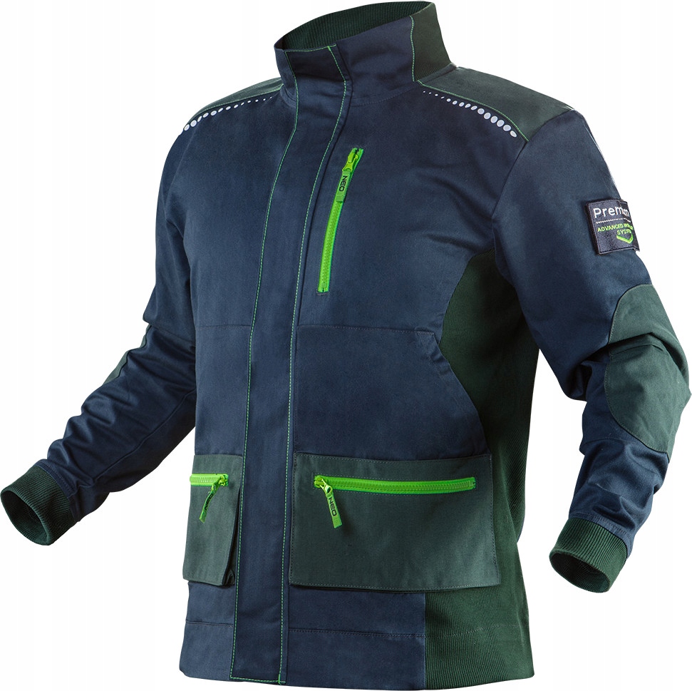 NEO TOOLS BLUZA ROBOCZA KURTKA SOFTSHELL BAWEŁNA ODBLASK 81-216 R. XXXL/58