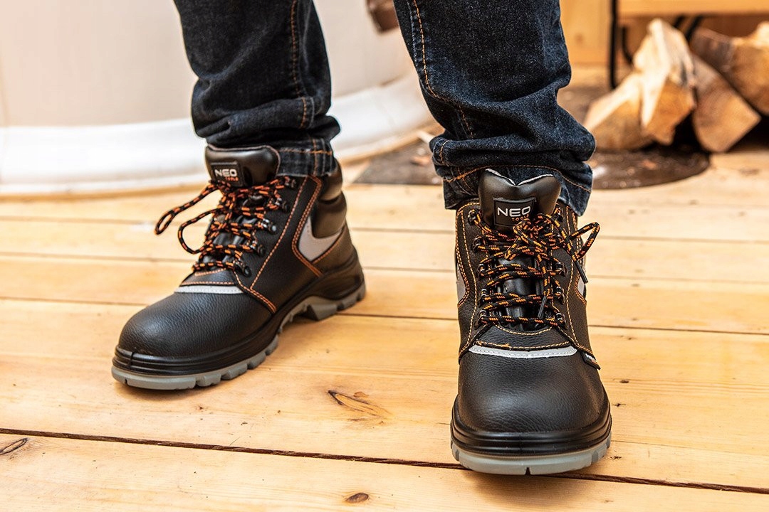 NEO BUTY TRZEWIKI SKÓRZANE ROBOCZE METALOWY PODNOSEK SRA 82-023 r. 42