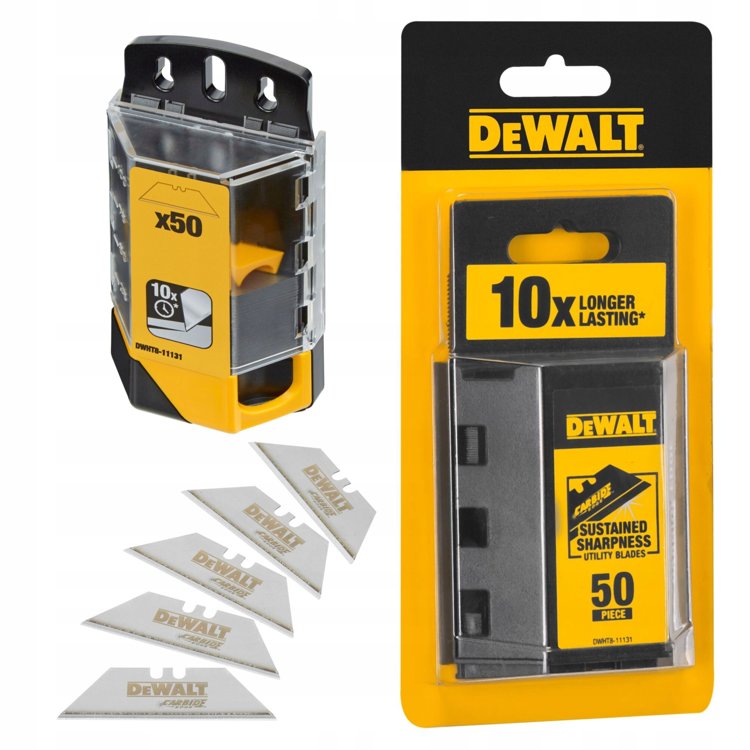 DeWALT OSTRZE DO NOŻY WYMIENNYCH DWHT8-11131 50szt