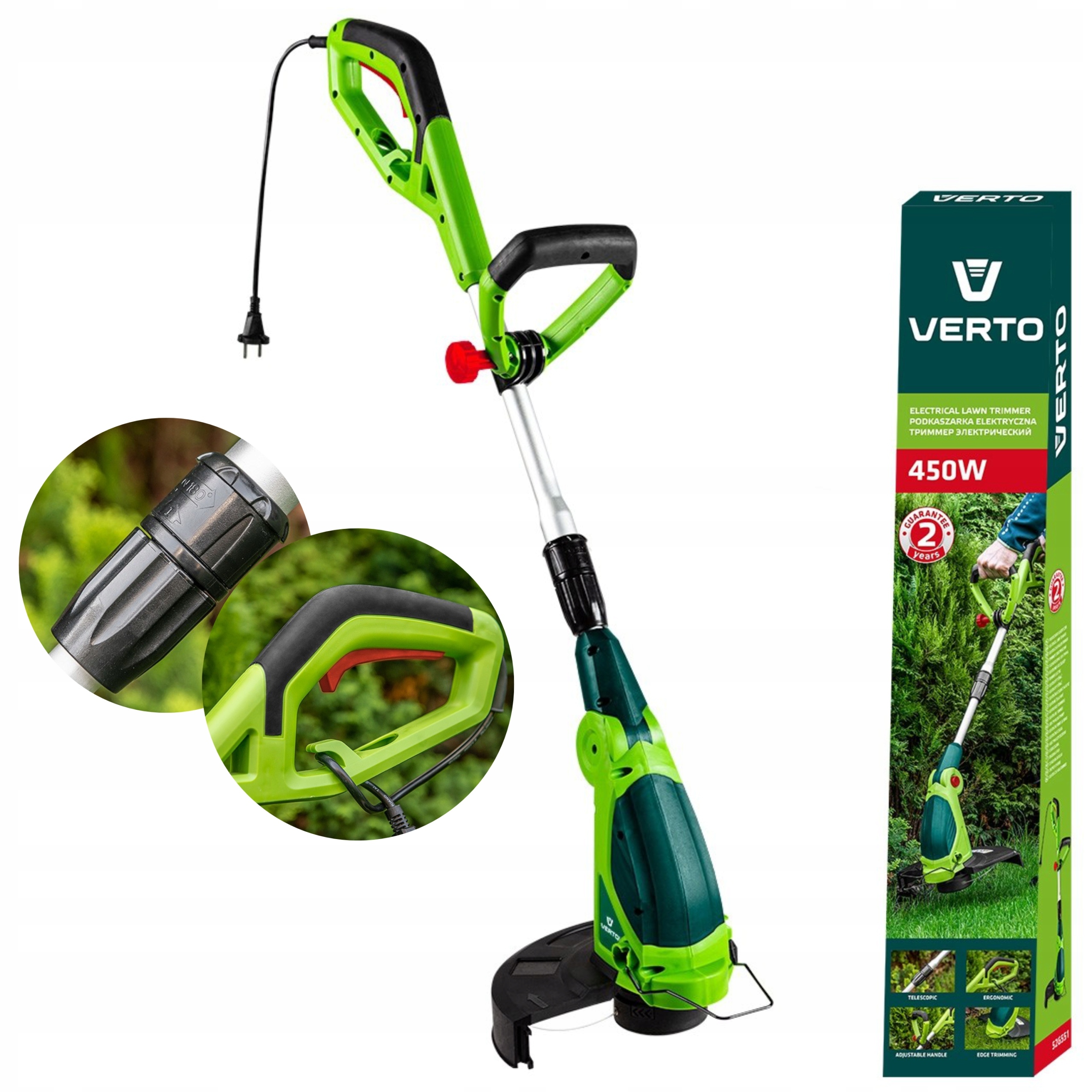 PODKASZARKA ELEKTRYCZNA KOSA 450W 290MM 52G551