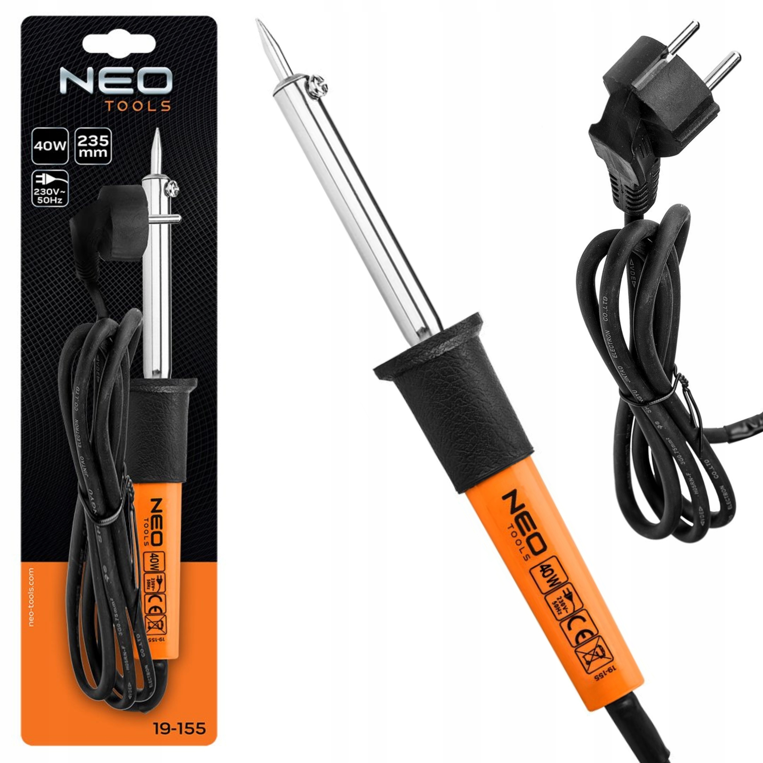 NEO LUTOWNICA OPOROWA KOLBOWA GRZAŁKOWA PRECYZYJNA MOC 40W KOLBA 19-155