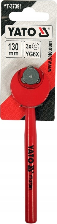 NÓŻ DO CIĘCIA SZKŁA Z TRZEMA KÓŁKAMI YT-37391 YATO