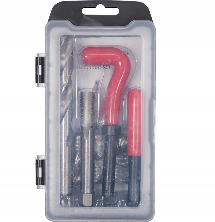 YATO ZESTAW DO NAPRAWY WYMIANY ZERWANYCH GWINTÓW M10X1.0MM 30CZ YT-17682