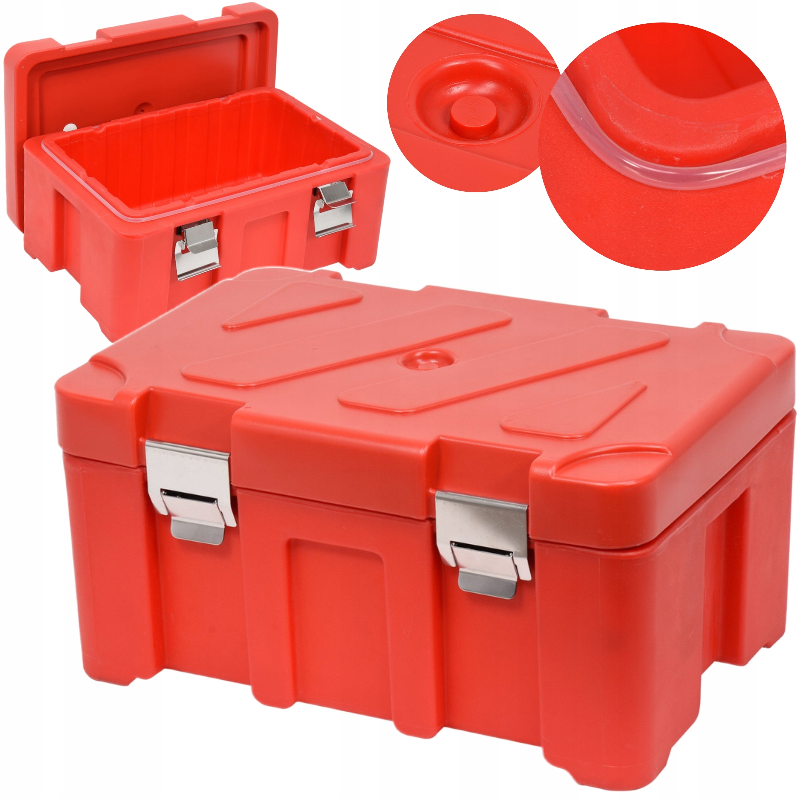 YATO POJEMNIK CATERINGOWY TERMOIZOLACYJNY 30L NA ZATRZASKI YG-09250