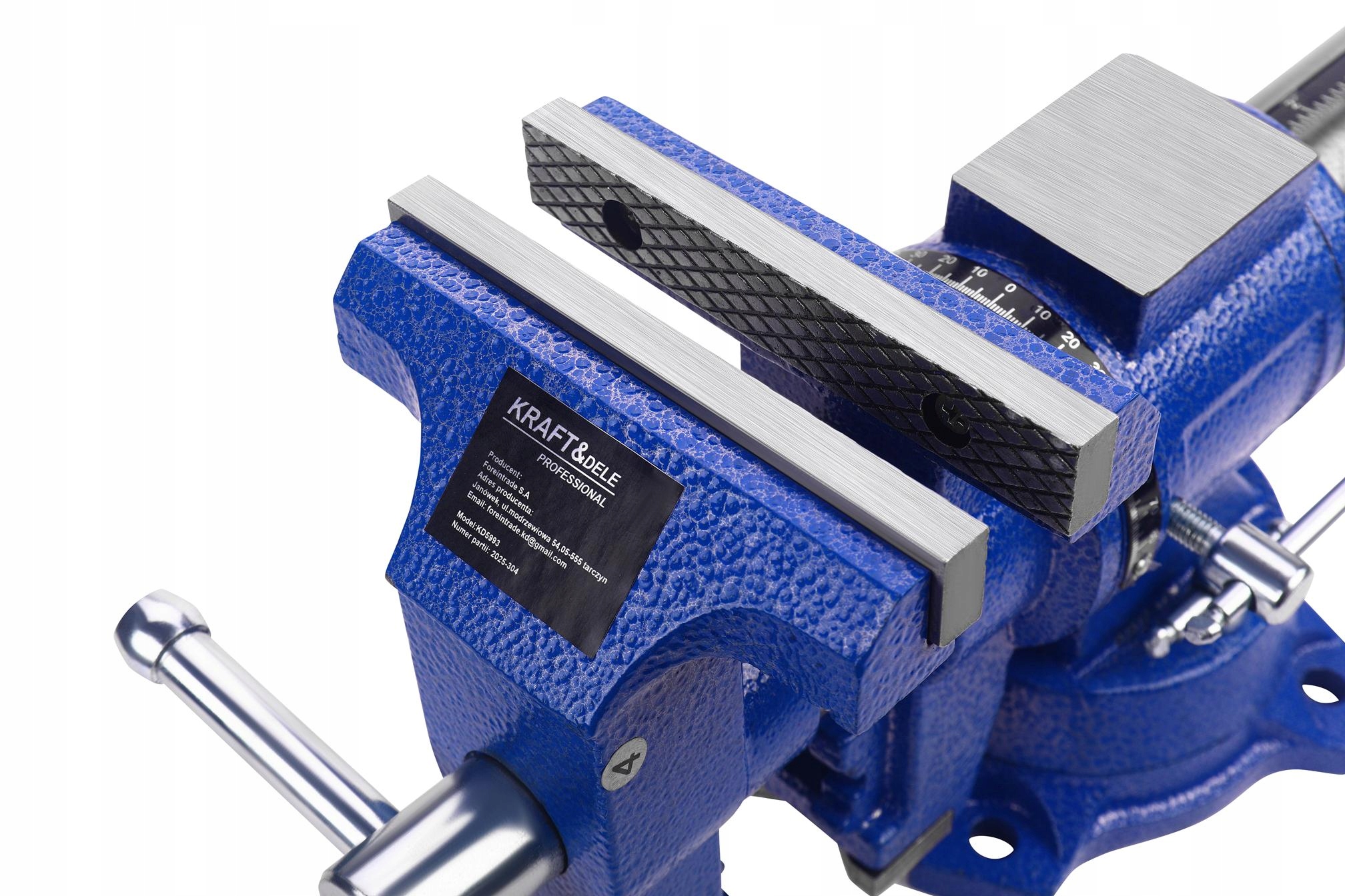 IMADŁO WIELOFUNKCYJNE WARSZTATOWE ŚLUSARSKIE 125mm 5" OBROTOWE 360° KOWADŁO