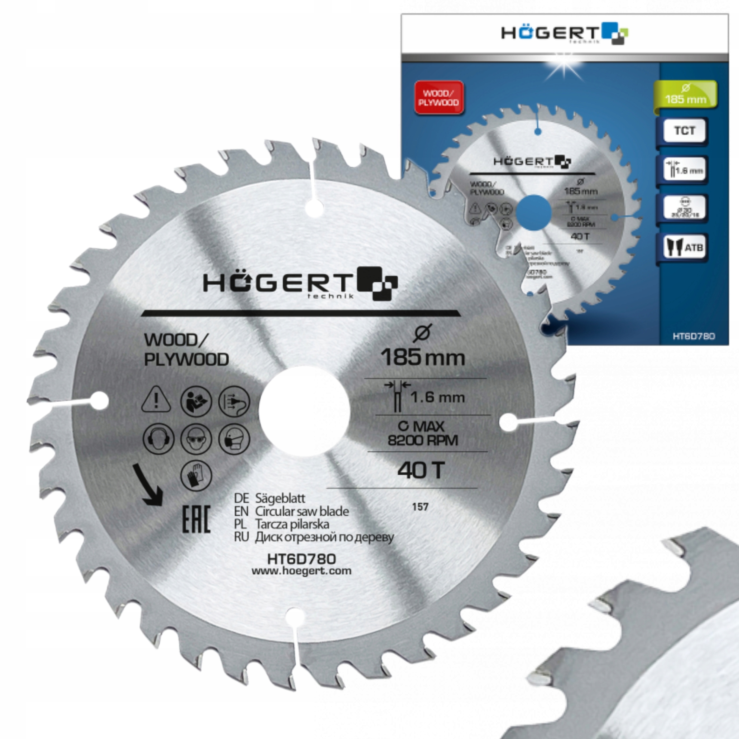 HOEGERT TARCZA PILARSKA 185x40Tx30 HT6D780