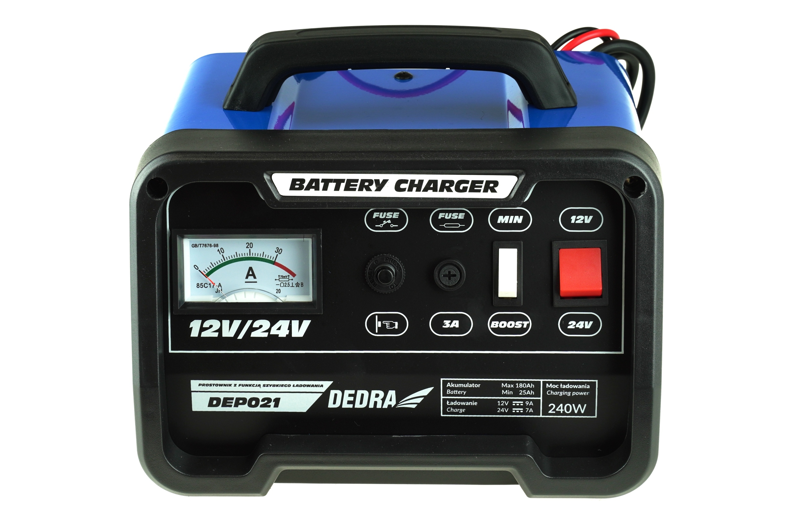 PROSTOWNIK DEDRA DEP021 25-180AH 12/24V 9A BOOST