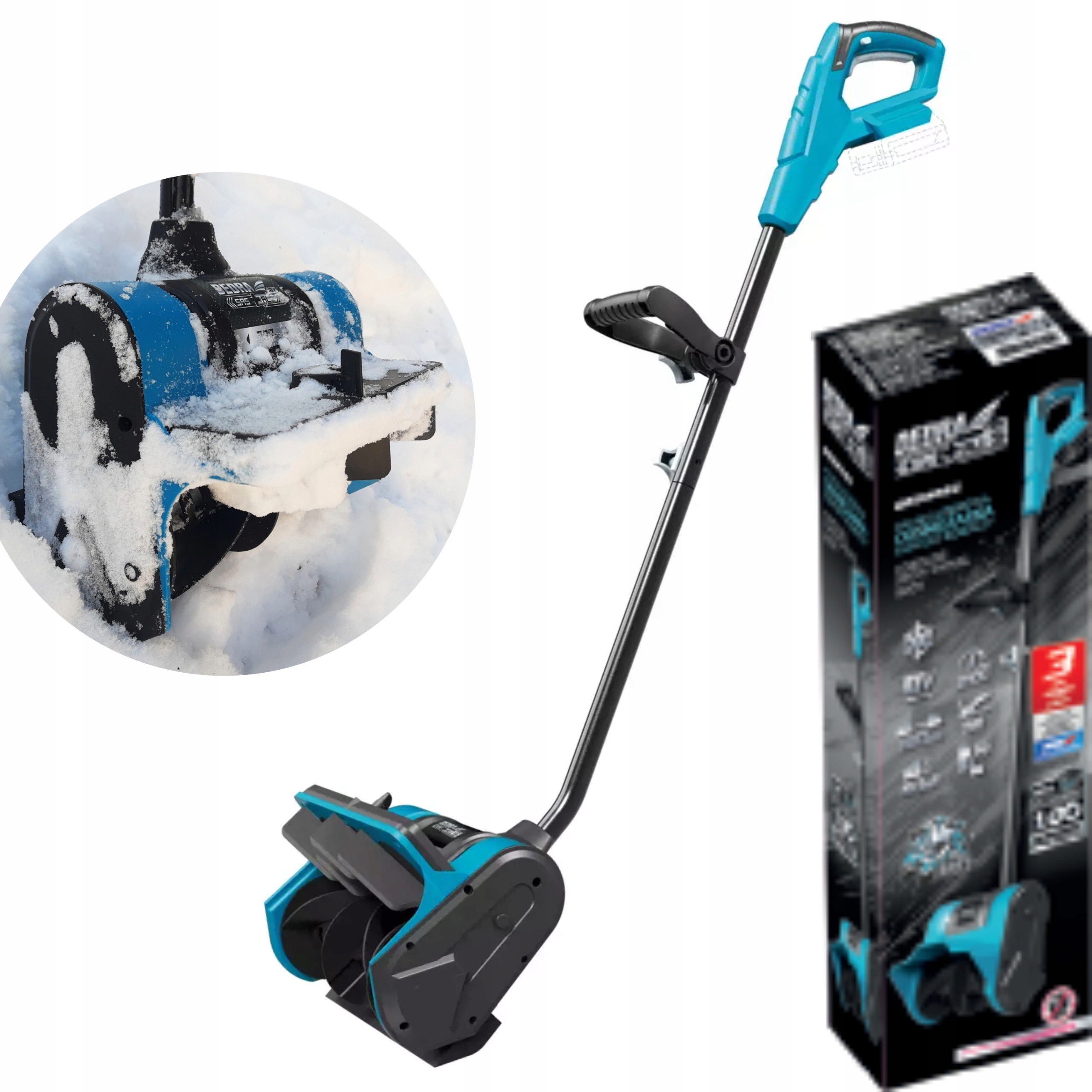 DEDRA ODŚNIEŻARKA AKUMULATOROWA 18V 30 CM SAS+ALL DED6983 REGULACJA