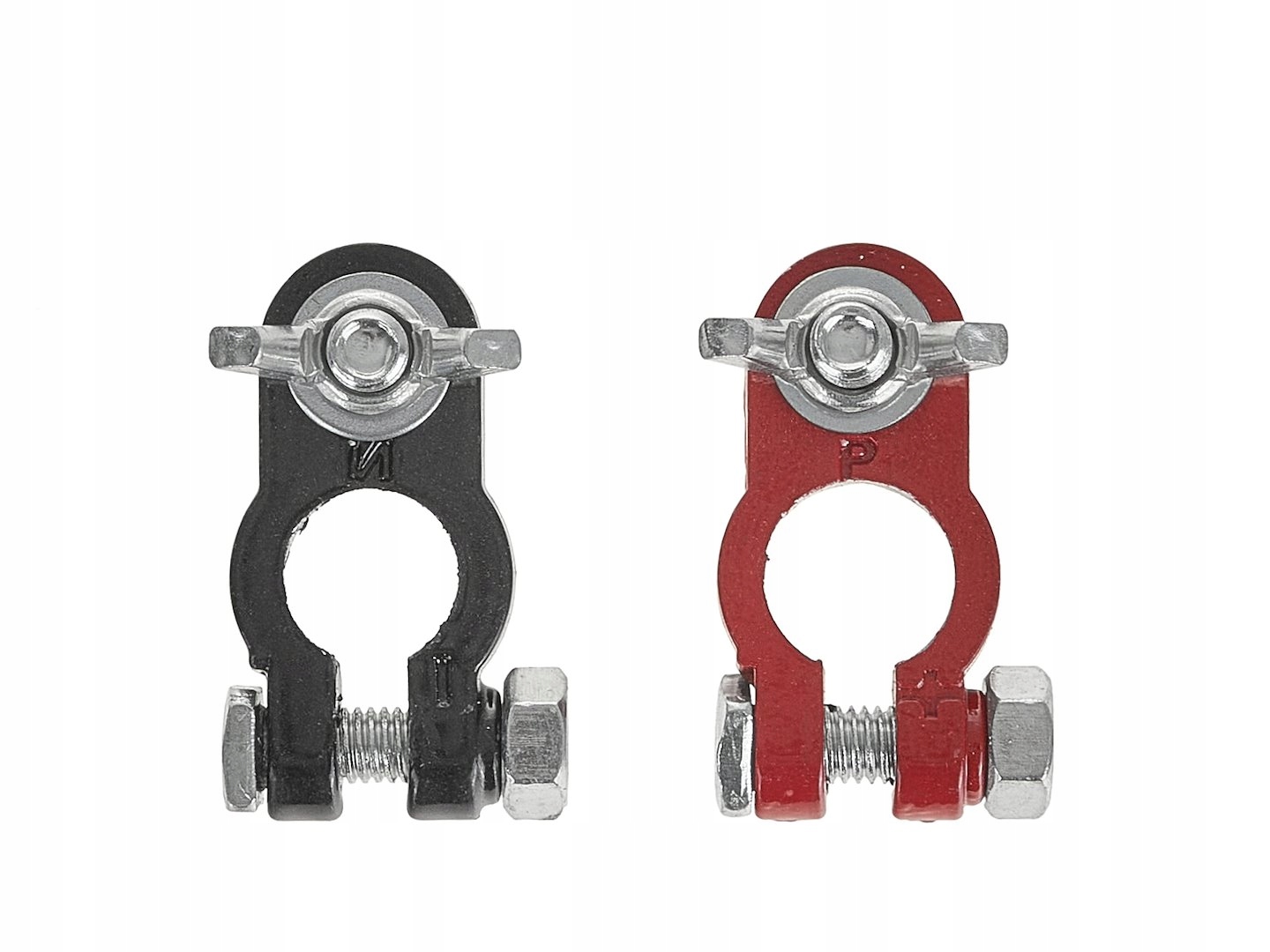 GEKO KOMPLET ZESTAW KLEMY ALUMINIOWE DO AKUMULATORA 2 ELEMENTY G02406