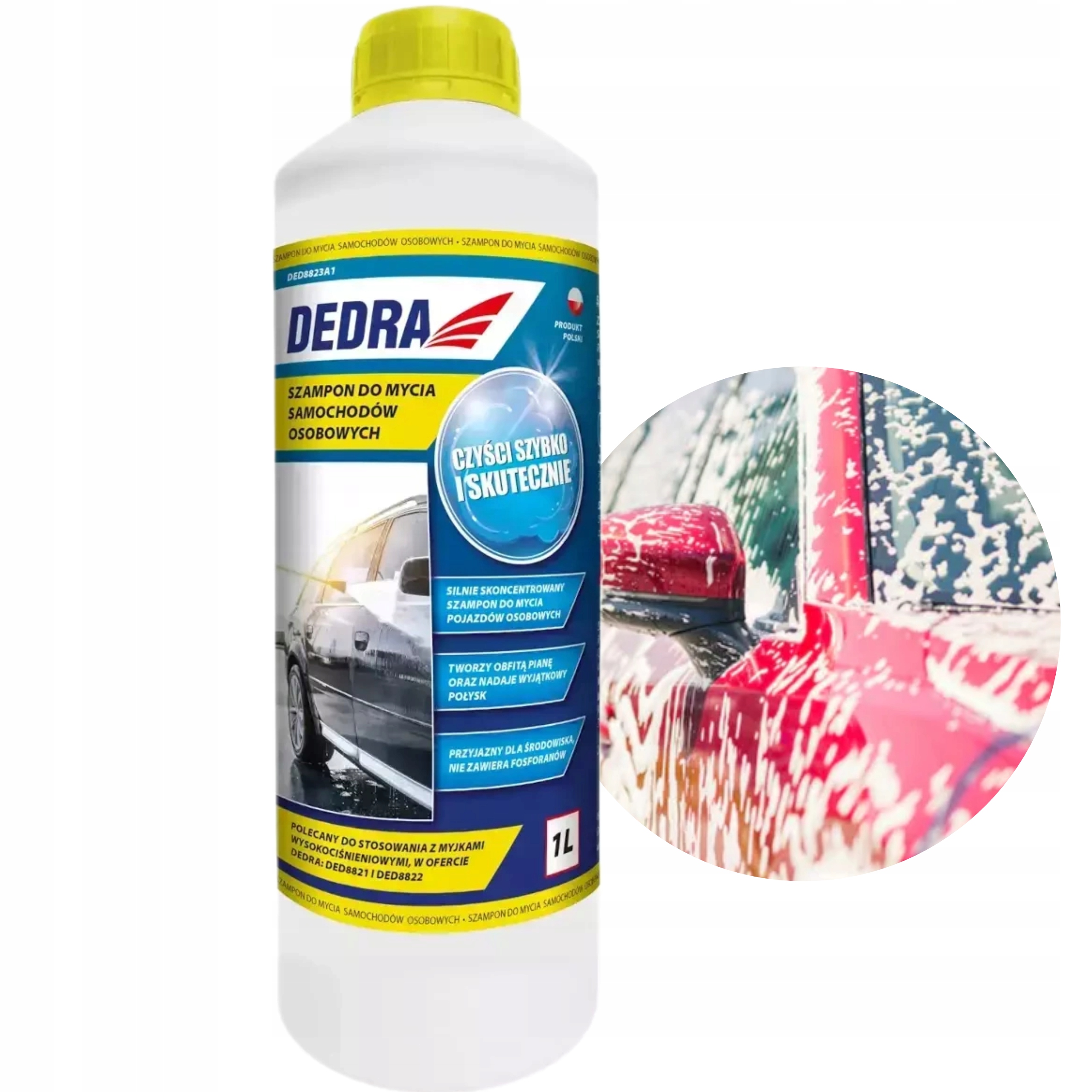 DEDRA SZAMPON DO MYCIA SAMOCHODÓW OSOBOWYCH 1L GARDEN DED8823A1
