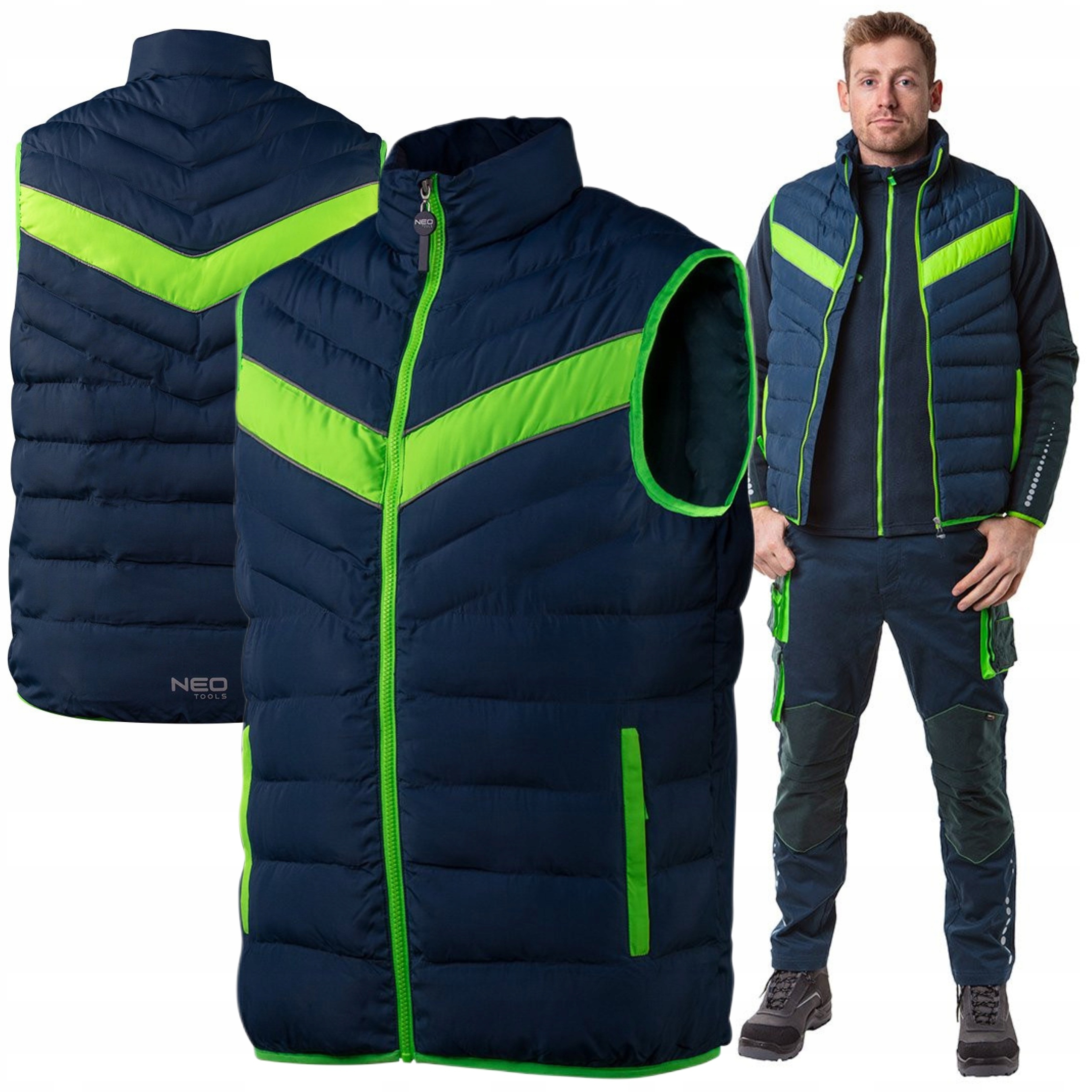 NEO BEZRĘKAWNIK ROBOCZY PUCHOWY PREMIUM ODBLASKOWY 81-534 R. M/50