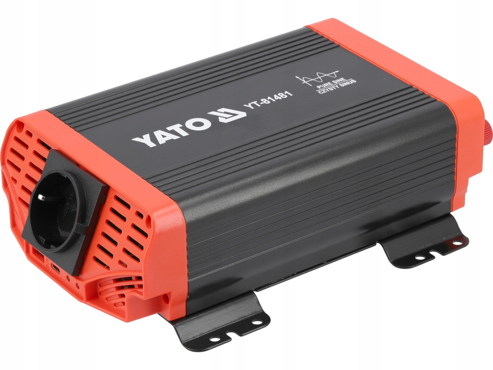YATO PRZETWORNICA NAPIĘCIA PRĄDU STAŁEGO 12/230V 300W CZYSTY SINUS YT-81481