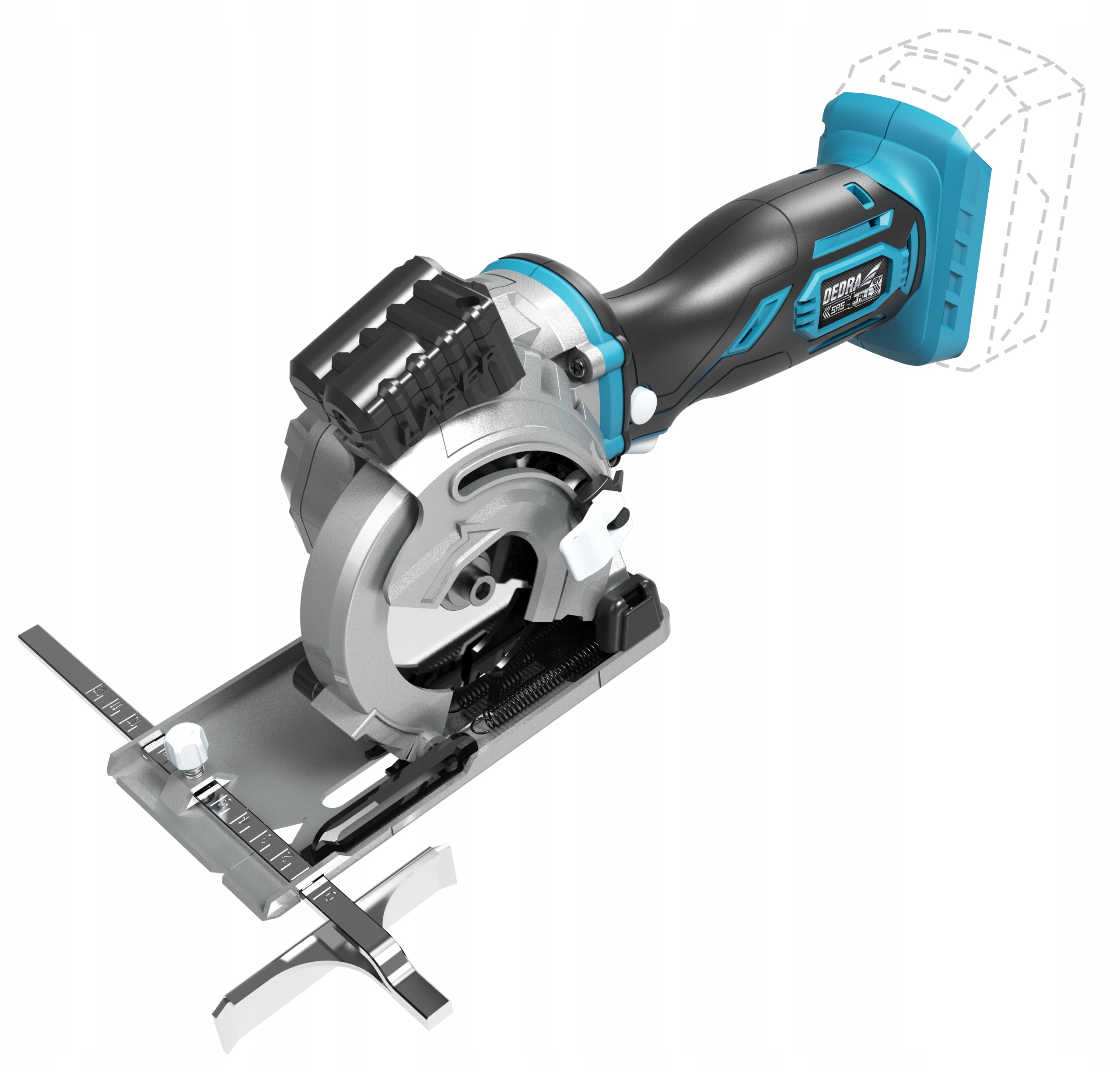 DEDRA PIŁA MINI PILARKA AKUMULATOROWA 18V TARCZOWA SAS+ALL SOLO DED7049