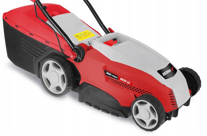 DEDRA KOSIARKA ELEKTRYCZNA 1,6kW KOSZENIE 36cm 20-70mm 40L KOSZ DED8741+ P