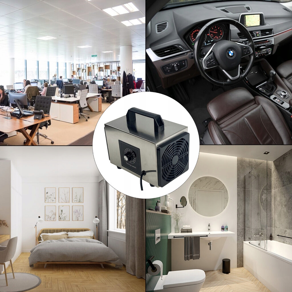 GENERATOR OZONU OZONATOR OCZYSZCZACZ POWIETRZA 70 000 MG/H CZASOMIERZ