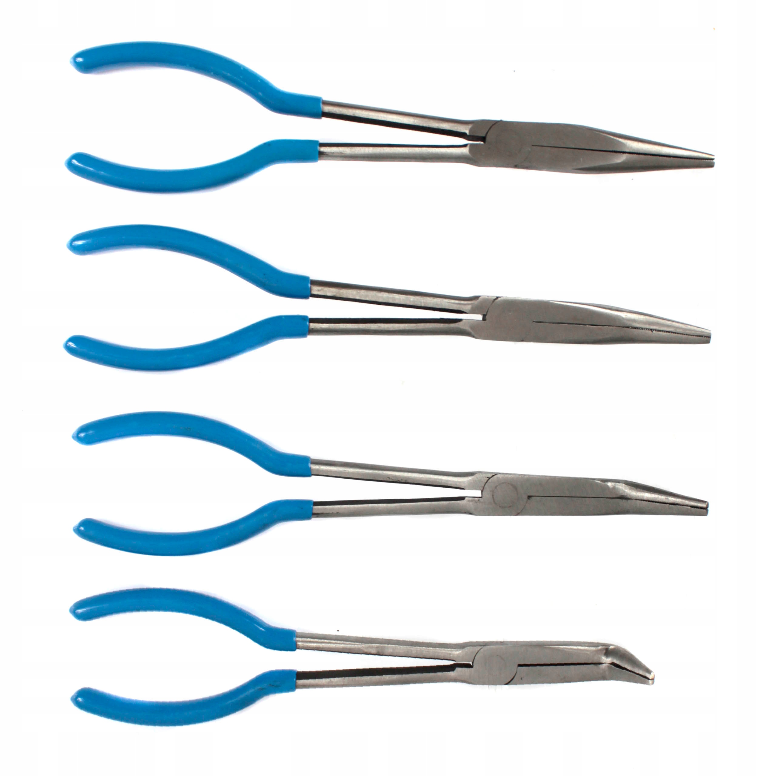 KOMPLET SZCZYPIEC PRECYZYJNYCH DO PRZEWODÓW 280MM 4 SZTUKI ETUI S11680