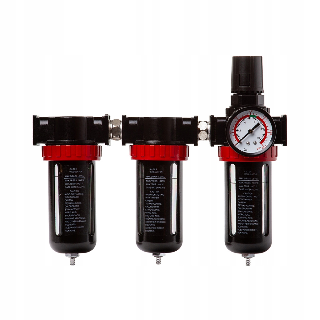 ODWADNIACZ Z REGULATOREM 1/2" Z POTRÓJNYM FILTREM MAR-POL M80696A