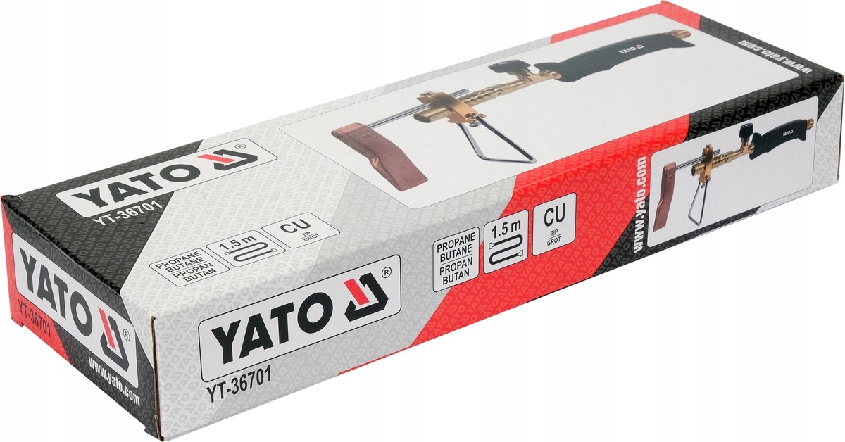 YATO LUTOWNICA GAZOWA DEKARSKA BLACHARSKA KOLBOWA PALNIK DYSZA YT-36701