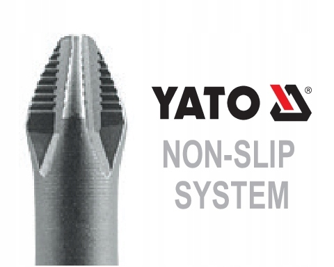 YATO ZESTAW KOŃCÓWKI WKRĘTAKOWE 25 MM MIX 10 SZTUK UCHWYT 6-KĄTNY YT-0482