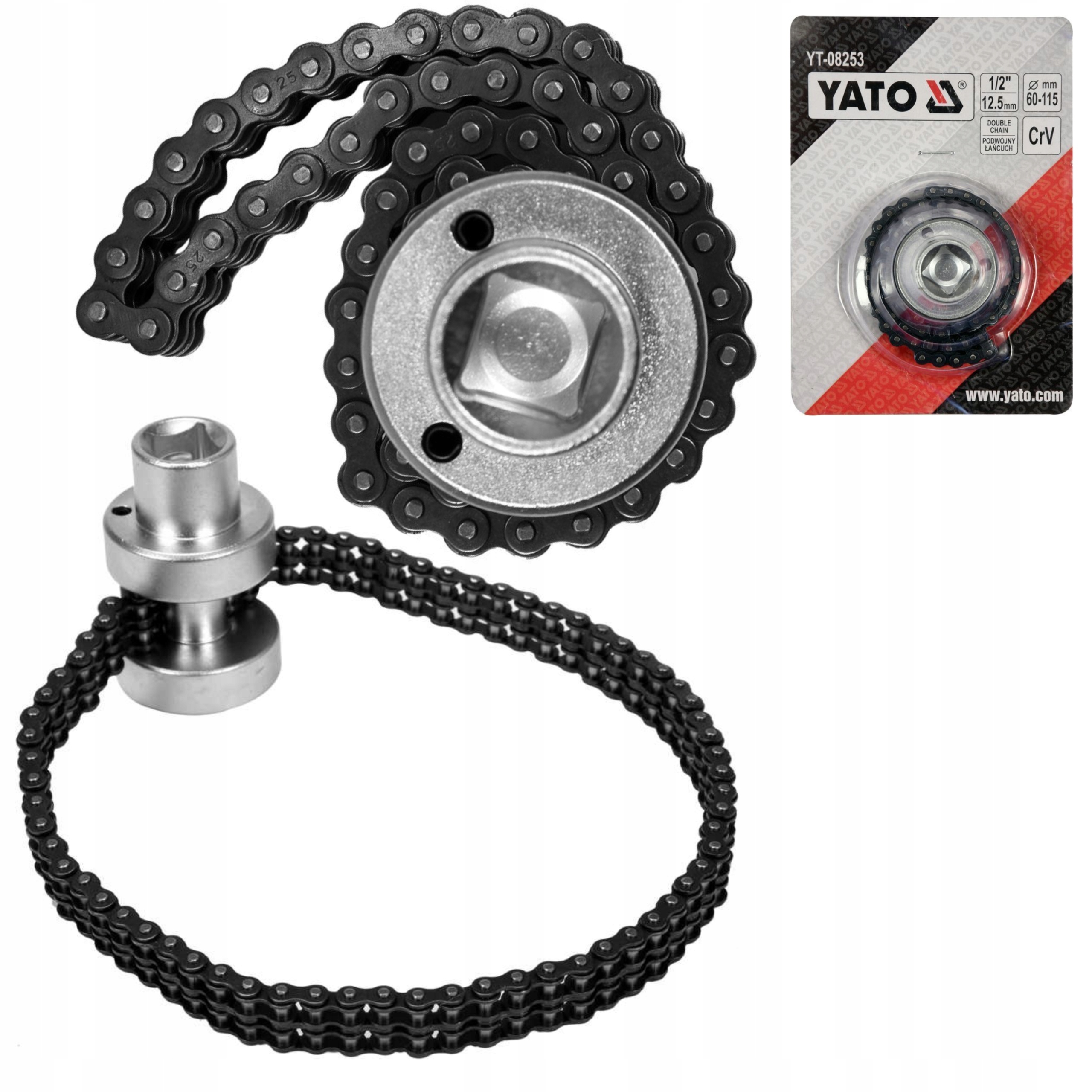 KLUCZ ŁAŃCUCHOWY DO FILTRÓW OLEJU 1/2" YATO