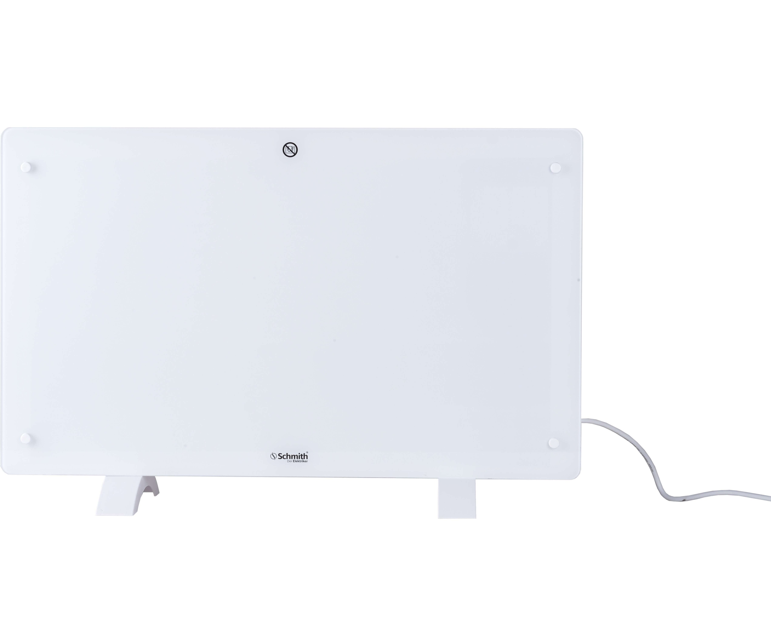 SCHMITH ELEGANCKI GRZEJNIK KONWEKTOROWY SZKLANY STOJĄCY/WISZĄCY 2000W PILOT