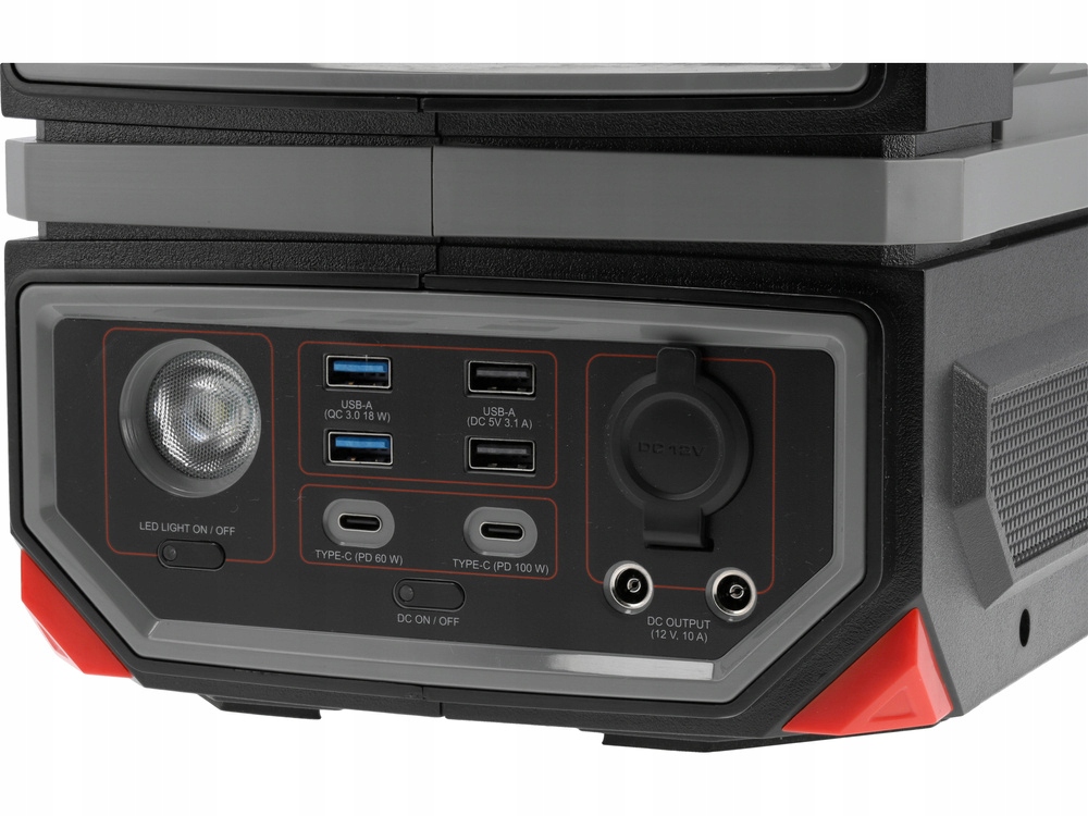 YATO PRZENOŚNA STACJA ZASILANIA 600W 504Wh 230V MOBILNA BAZA ZASIL YT-83091